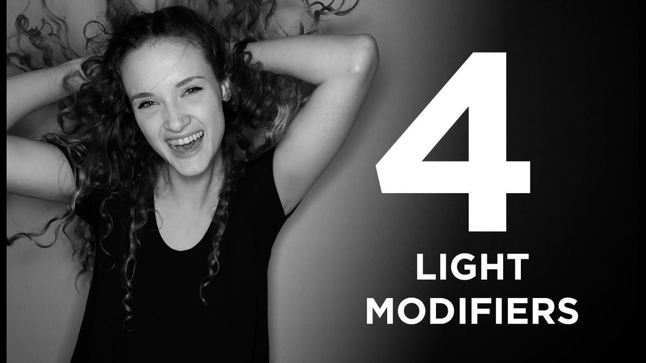 Four Different Light Modifiers
